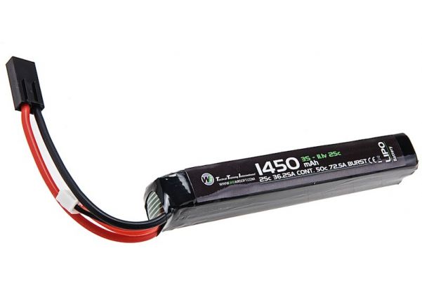 WE LIPO バッテリー 11.1V 1450MAH (25C) スティックタイプ | サバゲー 装備