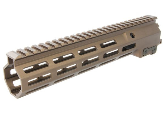Z-Parts MK16レイル（アルミニウム / アルミ、10.5インチ、バレルナット付き）GHK M4 GBBRエアソフトガン用 - DDC