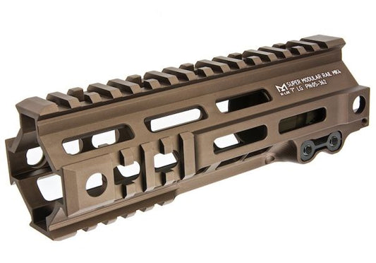 Z-Parts MK4レイル（アルミニウム / アルミ、7インチ、バレルナット付き）GHK M4 GBBRエアソフトガン用 - DDC