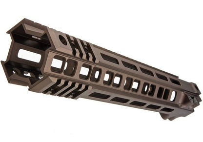 Z-Parts MK4レイル（アルミニウム / アルミ、13インチ、バレルナット付き）GHK M4 GBBRエアソフトガン用 - DDC