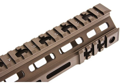 Z-Parts MK4レイル（アルミニウム / アルミ、13インチ、バレルナット付き）GHK M4 GBBRエアソフトガン用 - DDC