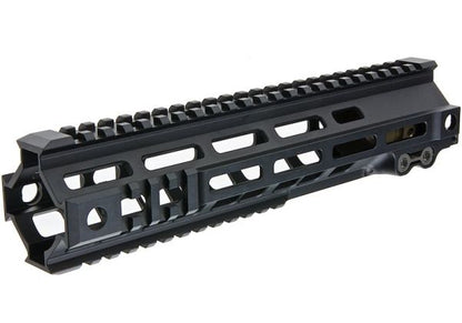 Z-Parts MK4レイル（アルミ製、10インチ、バレルナット付き）Tokyo MaruiM4 MWS GBBRエアソフトガン用 - ブラック