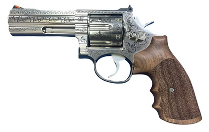 FCW x ARES S&W 686 4インチ CO2ガスリボルバー ディープヴィンテージフローラルパターンカスタム - 4 inch