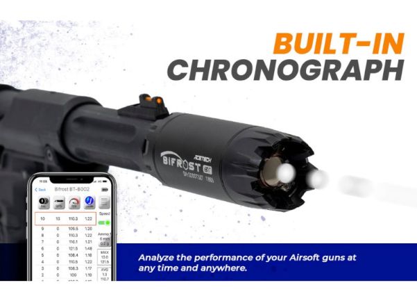 ACETECH Bifrost BTトレーサーユニット - ブラック (M14CCW) (グリーン&赤BB弾対応、Bluetooth機能)-AIRSOFT GOGO エアガン・サバゲー用品通販