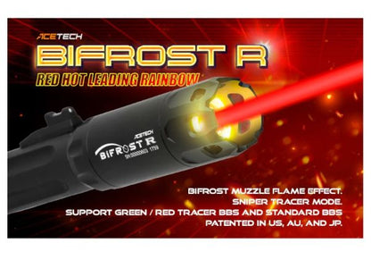 ACETECH Bifrost R トレーサーユニット - 赤 (M14CCW) (グリーン & 赤 BBS と互換性あり)-AIRSOFT GOGO エアガン・サバゲー用品通販