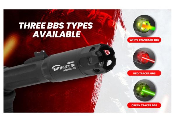 ACETECH Bifrost R トレーサーユニット - 赤 (M14CCW) (グリーン & 赤 BBS と互換性あり)-AIRSOFT GOGO エアガン・サバゲー用品通販