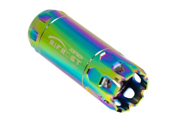 ACETECH Bifrost トレーサーユニット (M14CCW) マルチカラーフレームエフェクト (RGB レインボー) 付き - チタン-AIRSOFT GOGO エアガン・サバゲー用品通販