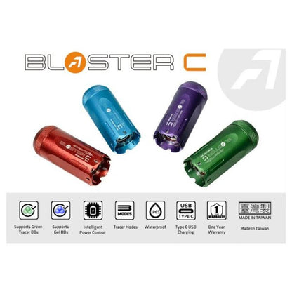 ACETECH ブラスター C トレーサーユニット (炎エフェクト付き) - グリーン-AIRSOFT GOGO エアガン・サバゲー用品通販