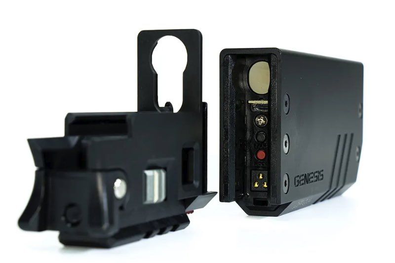 ACETECH Genesis Bifrost トレーサーユニット（標準）G17 GBBピストル用 - ブラック-AIRSOFT GOGO エアガン・サバゲー用品通販