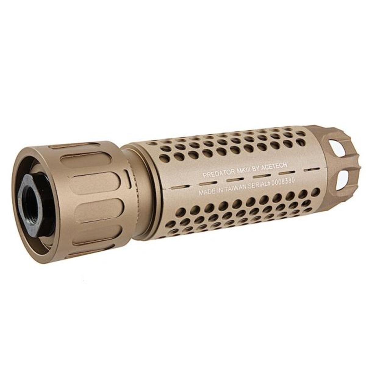 ACETECH プレデター MKIII トレーサー サプレッサー ユニット (Bifrost M 付き) (RGB レインボー、M14CCW) - タン-AIRSOFT GOGO エアガン・サバゲー用品通販