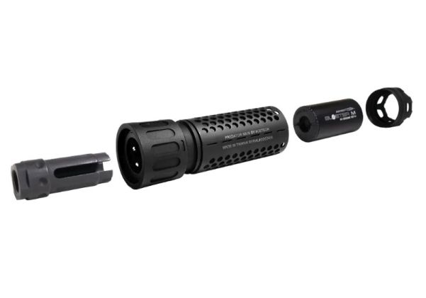 ACETECH プレデターMKIII トレーサーサプレッサーユニット (M14CCW) ブラスターMS内蔵 (フレイムエフェクト) - タン-AIRSOFT GOGO エアガン・サバゲー用品通販