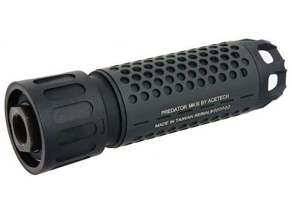 ACETECH プレデター MKIII トレーサーサプレッサーユニット（Bifrost M 搭載）（RGB レインボー、M14CCW）-AIRSOFT GOGO エアガン・サバゲー用品通販