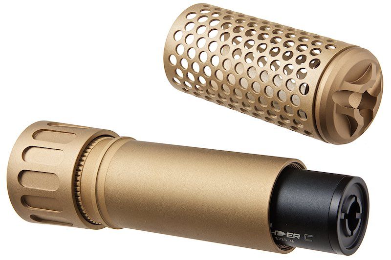 ACETECH プレデターMKIIトレーサーサプレッサーユニット（M14CCW）内蔵ブライトナーC搭載 - タン-AIRSOFT GOGO エアガン・サバゲー用品通販