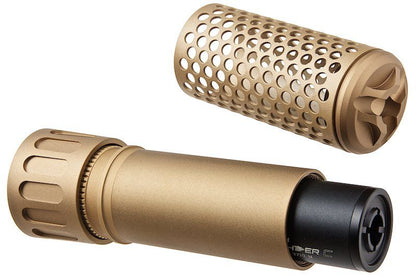 ACETECH プレデターMKIIトレーサーサプレッサーユニット（M14CCW）内蔵ブライトナーC搭載 - タン-AIRSOFT GOGO エアガン・サバゲー用品通販