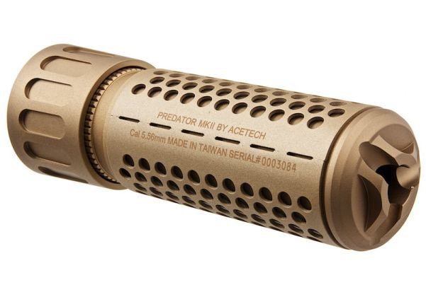ACETECH プレデターMKIIトレーサーサプレッサーユニット（M14CCW）内蔵ブライトナーC搭載 - タン-AIRSOFT GOGO エアガン・サバゲー用品通販