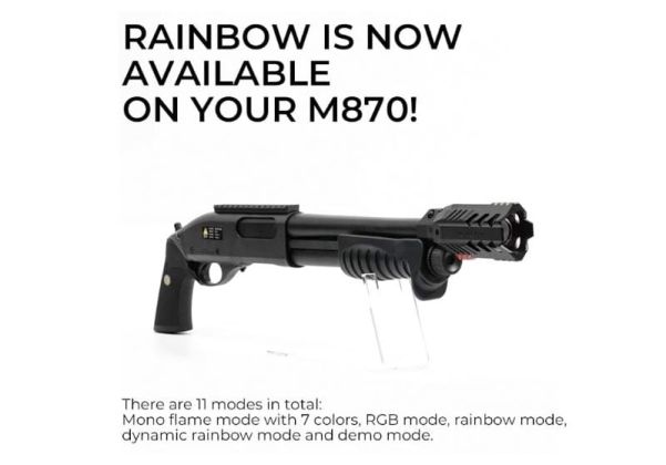 ACETECH Quark R Bifrost トレーサーユニット（870ショットガンシリーズ用） - ブラック-AIRSOFT GOGO エアガン・サバゲー用品通販