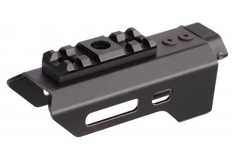 ACTION ARMY AAP01 / AAP01C GBB 軽量ハンドガードレイル - ブラック-AIRSOFT GOGO エアガン・サバゲー用品通販