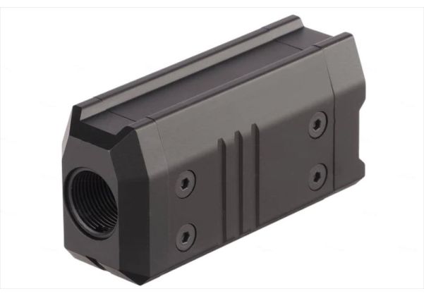 ACTION ARMY AAP01 / AAP01C GBB バレルエクステンション (70mm、ブラック)-AIRSOFT GOGO エアガン・サバゲー用品通販