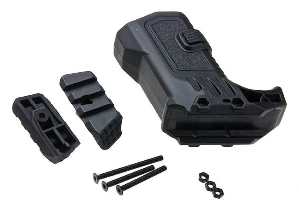 ACTION ARMY AAP01 マガジンエクステンドグリップ - ブラック-AIRSOFT GOGO エアガン・サバゲー用品通販