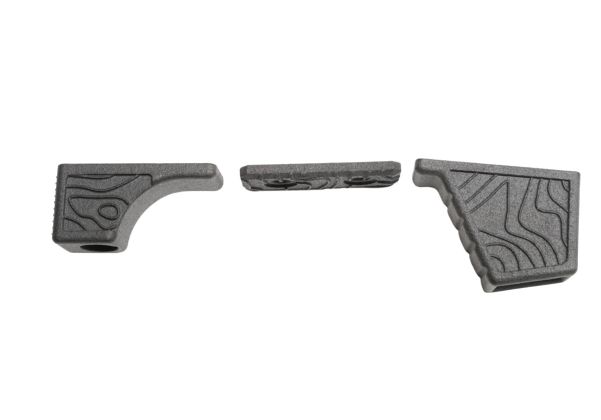 Advantage Airsoft コンターラインスタイル Mlok ハンドストップキット - ブラック-AIRSOFT GOGO エアガン・サバゲー用品通販