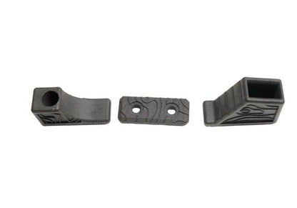 Advantage Airsoft コンターラインスタイル Mlok ハンドストップキット - ブラック-AIRSOFT GOGO エアガン・サバゲー用品通販