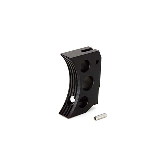 AIP アルミトリガー タイプ.F ショート Marui Hi-Capa GBB エアソフトガン用-ブラック-AIRSOFT GOGO エアガン・サバゲー用品通販
