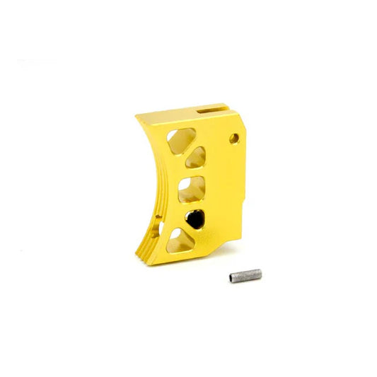 AIP アルミトリガー タイプ.J ロング マルイ ハイキャパ GBB エアソフトガン用-金(きん)-AIRSOFT GOGO エアガン・サバゲー用品通販