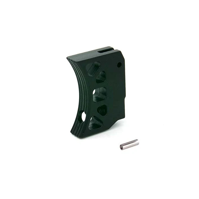AIP アルミトリガー タイプ.J ロング マルイ ハイキャパ GBB エアソフトガン用-ブラック-AIRSOFT GOGO エアガン・サバゲー用品通販
