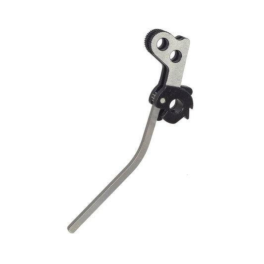 AIP CNC スチールハンマー タイプ.3 ディンディン マルイ ハイキャパ エアソフトガン用 (AIP020-MH-03) - 銀(ぎん)/ブラック-AIRSOFT GOGO エアガン・サバゲー用品通販