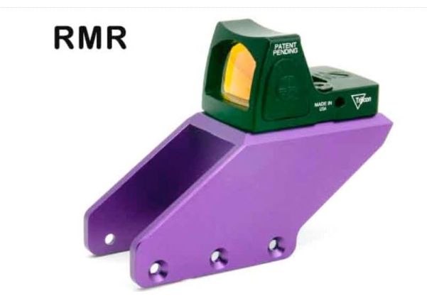 AIP ピストル RMR / RTS2 サイトマウント (タイプ 1) - 紫-AIRSOFT GOGO エアガン・サバゲー用品通販