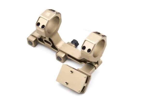 Airsoft Artisan BOスタイル 30mm モジュラースコープマウント ミルスペック 1913 レイルシステム用 (RMRアダプターー、DE)-AIRSOFT GOGO エアガン・サバゲー用品通販