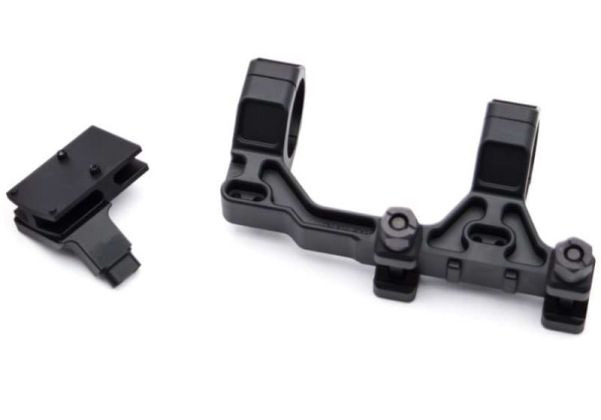 Airsoft Artisan BOスタイル 30mm モジュラースコープマウント ミルスペック 1913レイルシステム用 (RMRアダプターー、ブラック)-AIRSOFT GOGO エアガン・サバゲー用品通販