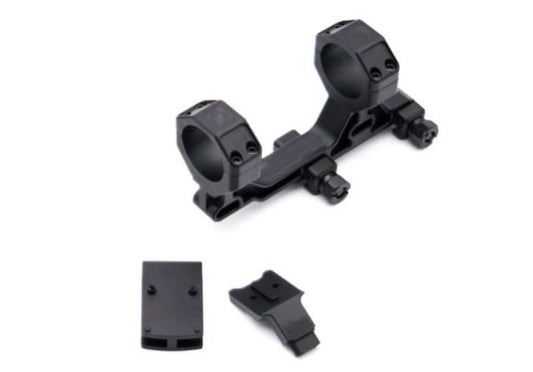 Airsoft Artisan BOスタイル 30mm モジュラースコープマウント ミルスペック 1913レイルシステム用 (RMRアダプターー、ブラック)-AIRSOFT GOGO エアガン・サバゲー用品通販
