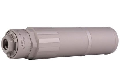 Airsoft Artisan CGSスタイル ダミーサイレンサー（14mm逆スクリュー、チタングレー）-AIRSOFT GOGO エアガン・サバゲー用品通販
