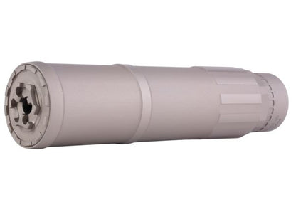 Airsoft Artisan CGSスタイル ダミーサイレンサー（14mm逆スクリュー、チタングレー）-AIRSOFT GOGO エアガン・サバゲー用品通販
