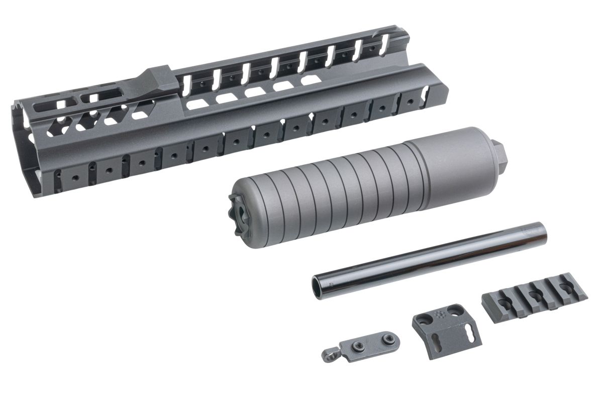 Airsoft Artisan Cybergun MCX レガシー LVAW ハンドガードセット - ブラック-AIRSOFT GOGO エアガン・サバゲー用品通販