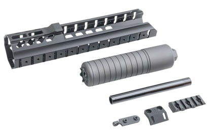 Airsoft Artisan Cybergun MCX レガシー LVAW ハンドガードセット - ブラック-AIRSOFT GOGO エアガン・サバゲー用品通販