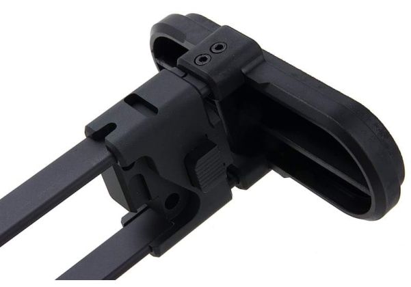 Airsoft Artisan KWA MP9 リトラクタブルストック（タイプB）KSC TP9 GBBR対応 - ブラック-AIRSOFT GOGO エアガン・サバゲー用品通販