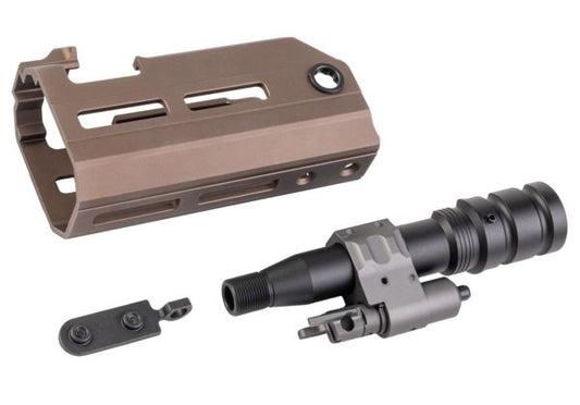 Airsoft Artisan MCX AEG エアソフト ラトラー ハンドガードセット (4.5インチ、DE)-AIRSOFT GOGO エアガン・サバゲー用品通販