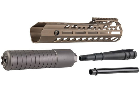 Airsoft Artisan MCX レガシー SUR300 レイルハンドガードセット (10インチ、DE)-AIRSOFT GOGO エアガン・サバゲー用品通販