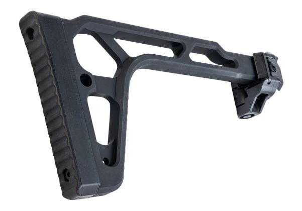 Airsoft Artisan MCXスタイル折りたたみストック - ブラック-AIRSOFT GOGO エアガン・サバゲー用品通販