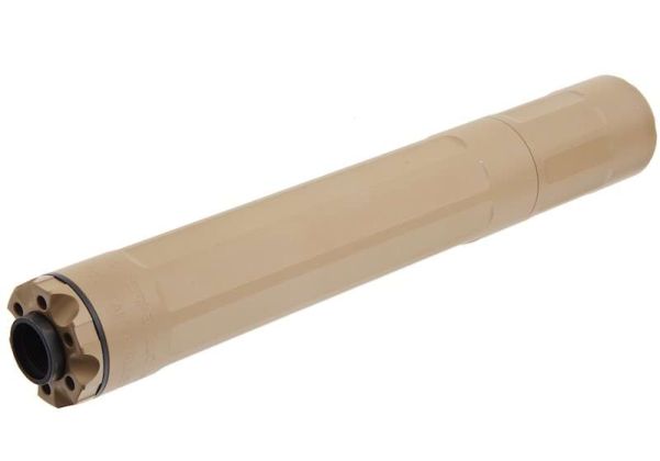 Airsoft Artisan SFスタイル ライダー 9mm / .45スタイル ダミーサイレンサー (14mm CCW, DE)-AIRSOFT GOGO エアガン・サバゲー用品通販