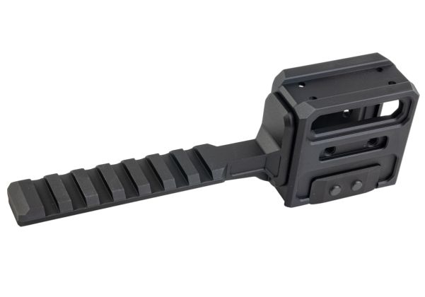 Airsoft Artisan T1/T2赤ドットサイト用マイクロハイライズマウント - ブラック-AIRSOFT GOGO エアガン・サバゲー用品通販