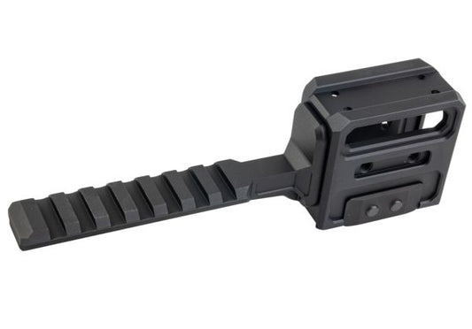 Airsoft Artisan T1/T2赤ドットサイト用マイクロハイライズマウント - ブラック-AIRSOFT GOGO エアガン・サバゲー用品通販