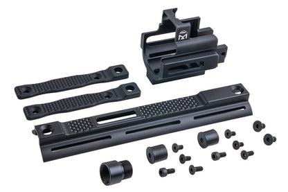 Airsoft Artisan トイコ マルイ SCARシリーズ PMスタイル SCAR M-Lok フロントセットキット - ブラック-AIRSOFT GOGO エアガン・サバゲー用品通販