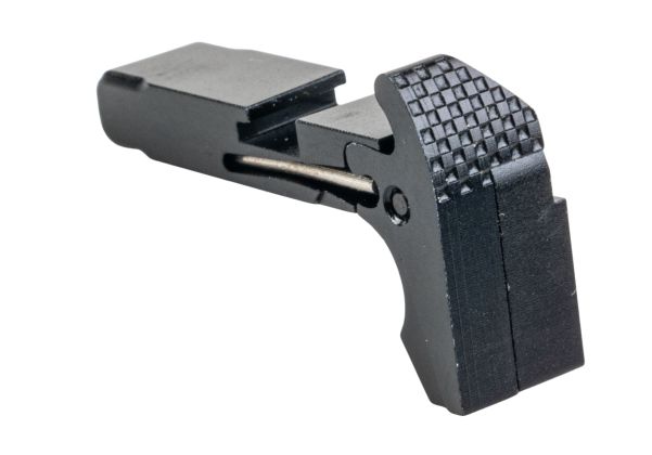 Airsoft Artisan Tokyo Marui/WE/VFC Gシリーズ CNCアンビマグキャッチ - ブラック-AIRSOFT GOGO エアガン・サバゲー用品通販