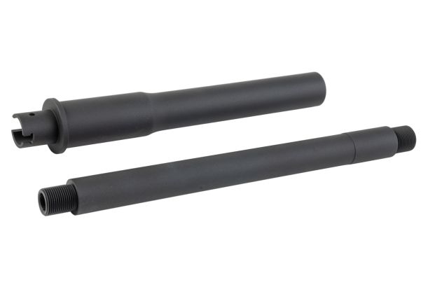 Airsoft Artisan製 レシースタイル アウターバレル Tokyo Marui MWS M4 GBB用 (15インチ、ブラック)-AIRSOFT GOGO エアガン・サバゲー用品通販
