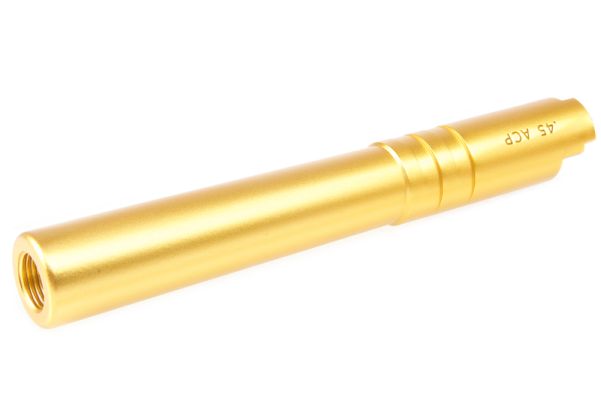 Airsoft Masterpiece HI-CAPAアウターバレル .45 ス赤アルミ - 金(きん)-AIRSOFT GOGO エアガン・サバゲー用品通販