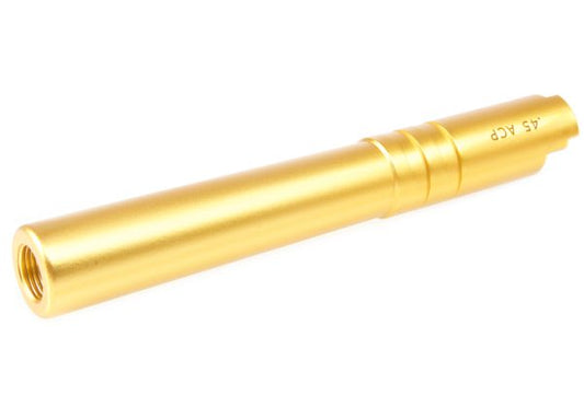Airsoft Masterpiece HI-CAPAアウターバレル .45 ス赤アルミ - 金(きん)-AIRSOFT GOGO エアガン・サバゲー用品通販