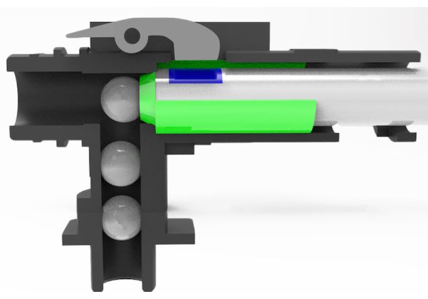 Airtech Studios アドバンスド R-ホップアーム（M4/M16 エアソフトガン用、VFC ホップアップチャンバー付き）-AIRSOFT GOGO エアガン・サバゲー用品通販